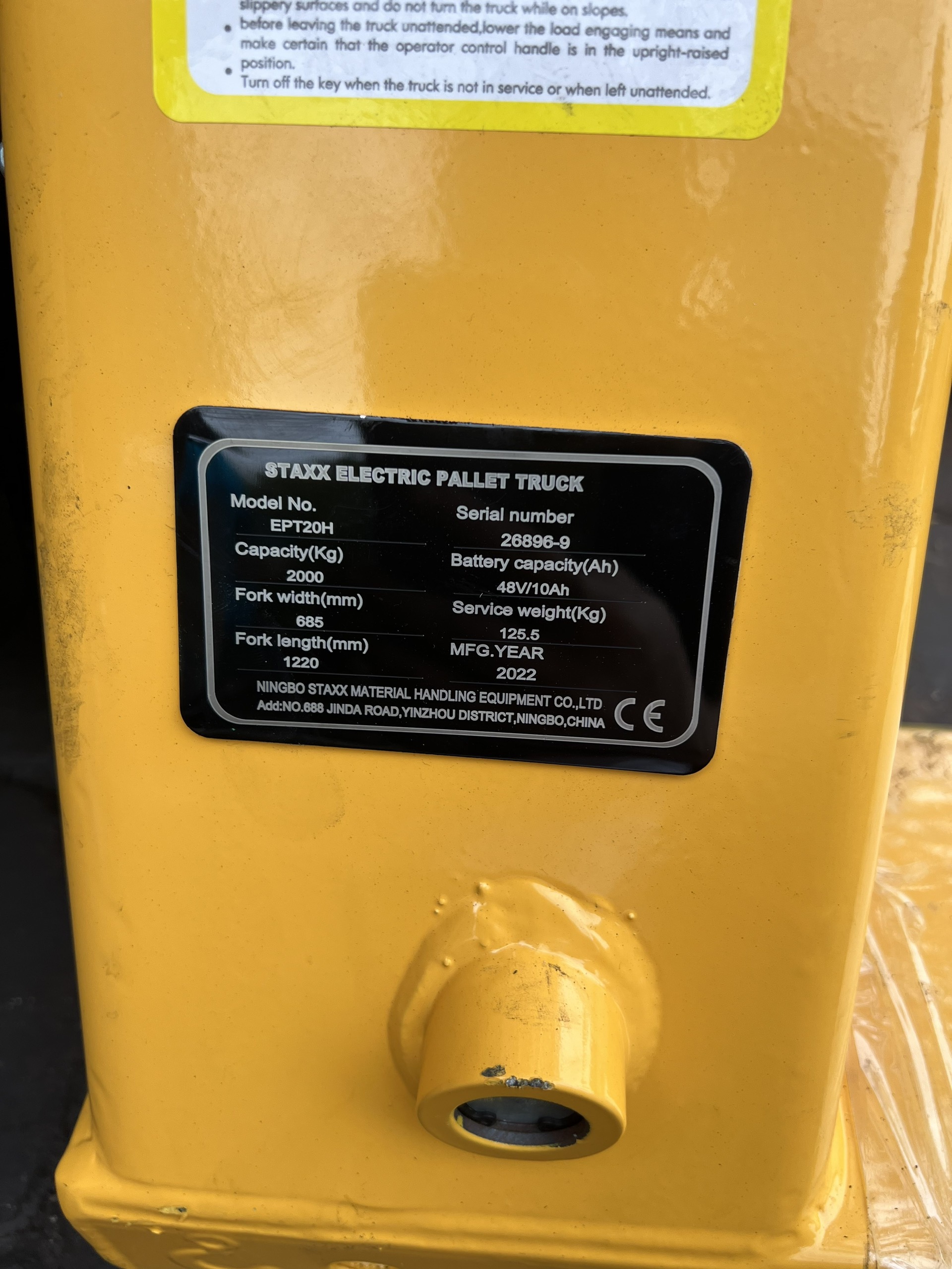 Xe nâng điện 2 tấn