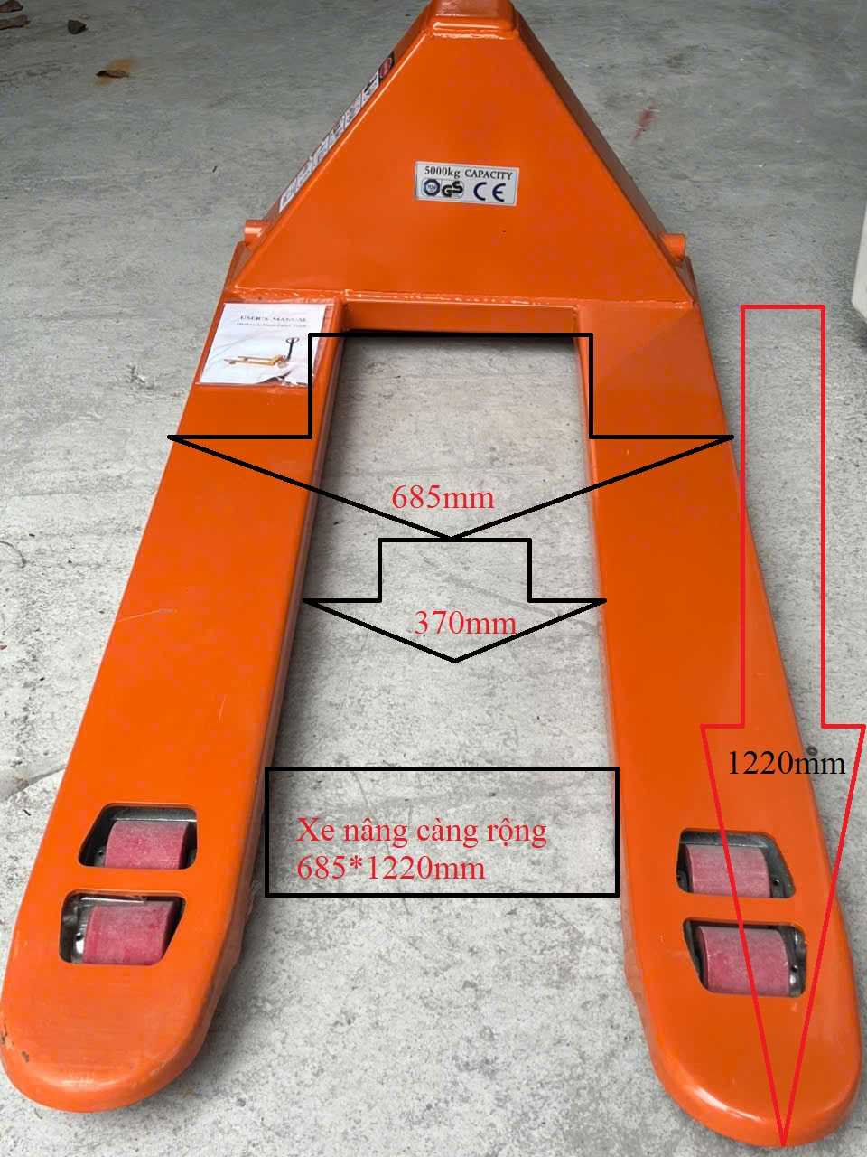 Xe nâng tay 5 tấn